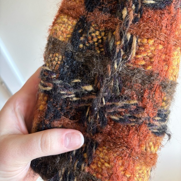 ANNA SUI Y2K Vintage 2005 Runway Wool Mohair Tweed Plaid Jacket Size 2 - Picture 11 of 15